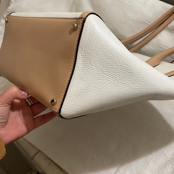 KATE SPADE - white Caroline lane forester tote- NWT - Picture 12 of 15